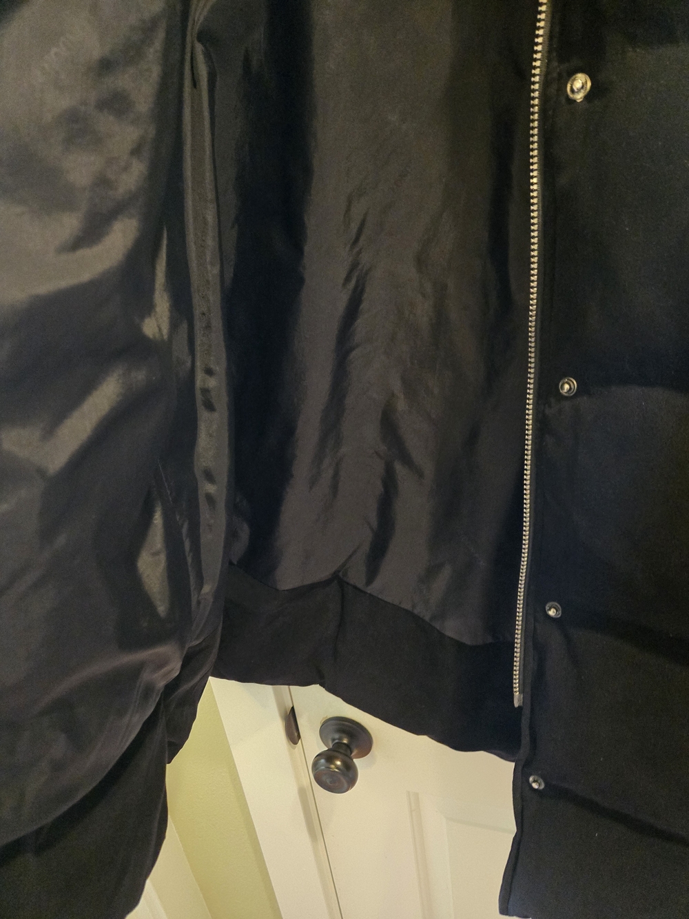 London Fog Women's Black Quilted Puffer Coat - Picture 3 of 5